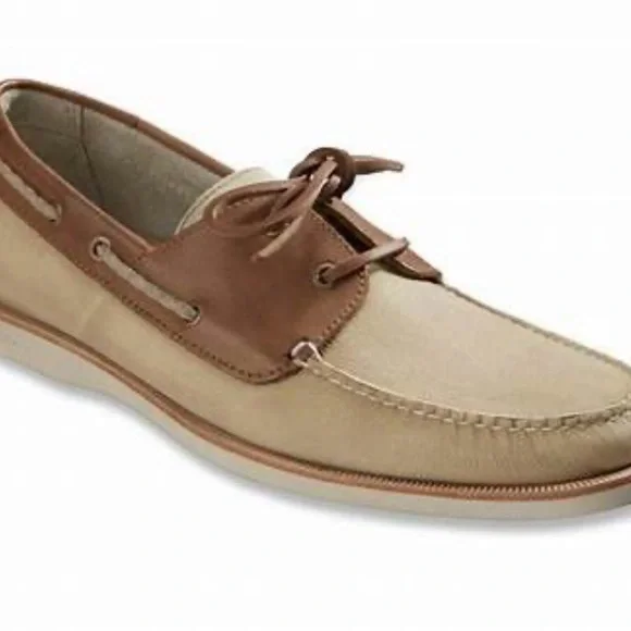Tommy Bahama Mens Boat Shoes, Brody,11 M, Good Condition, Some Loose Stitching - Picture 2 of 14